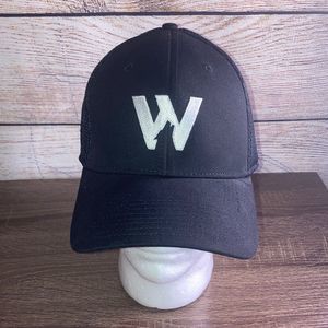 Wolf Pro Mens New Era Black & White Medium/Large Fitted Hat